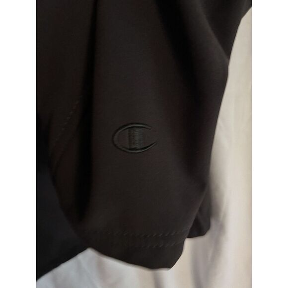 Champion men's soft shell full zip jacket black XL mid weight fleece lined - Picture 4 of 8